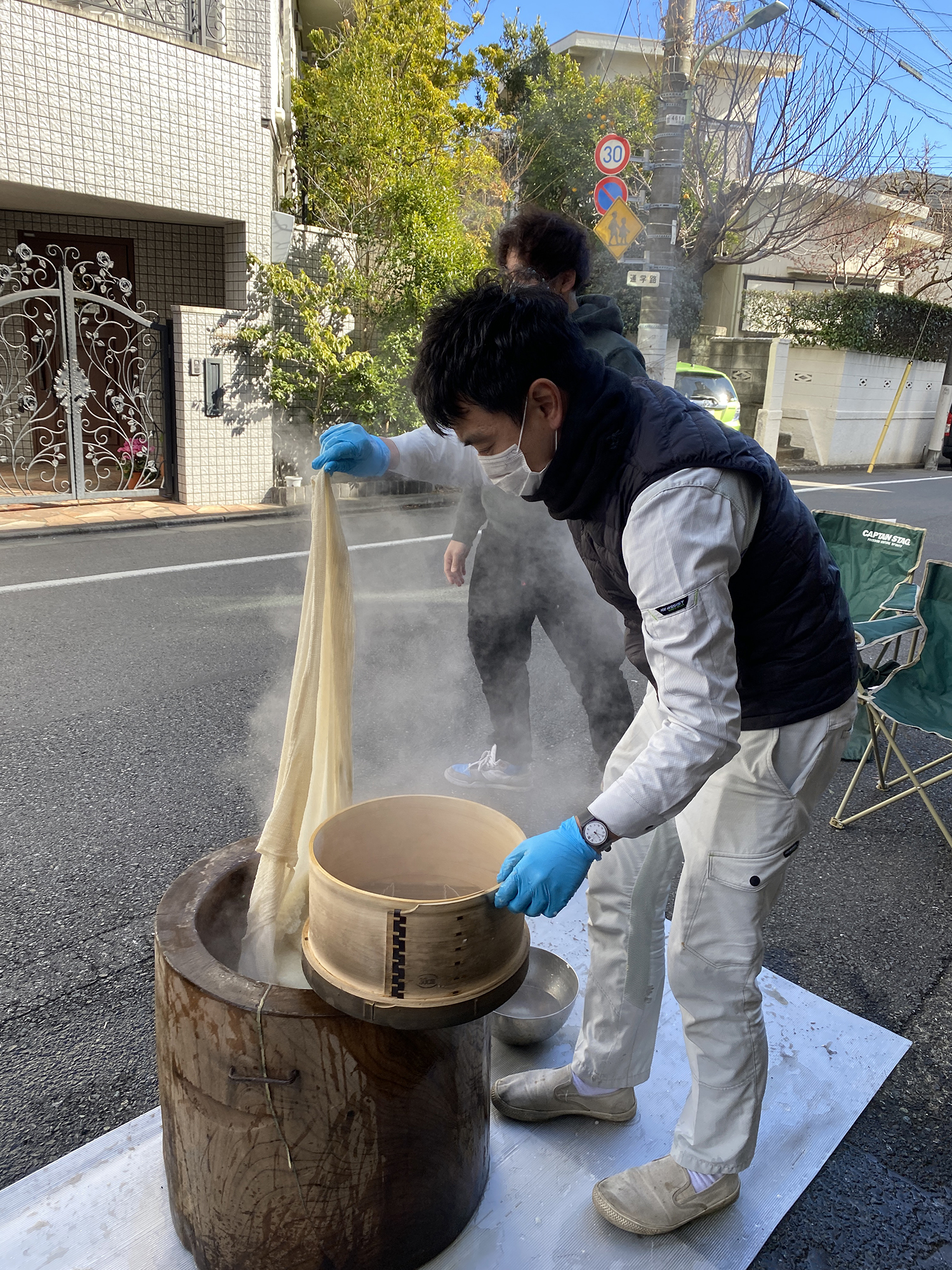 あつあつのお餅